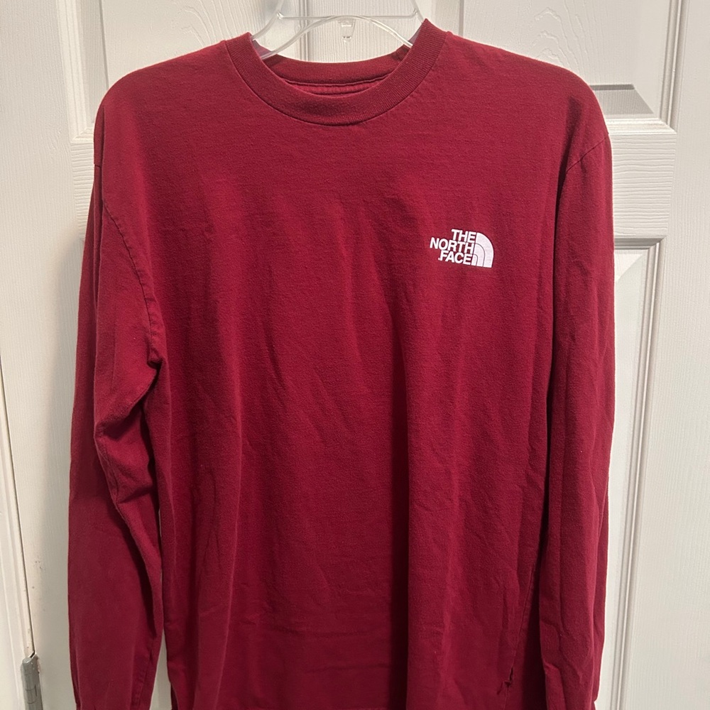 The North Face Men's Red Long Sleeve Shirt